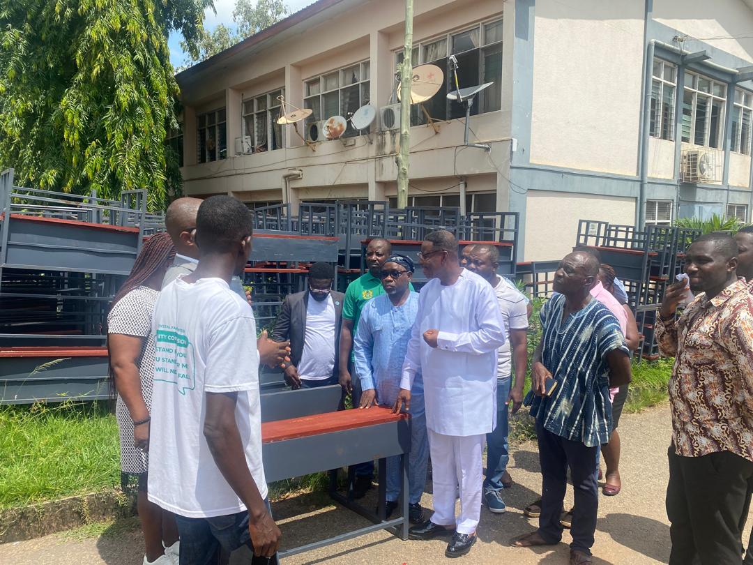 HANDING OVER OF DUAL DESK TO ASSIN FOSO EDUCATION DIRECTORATE