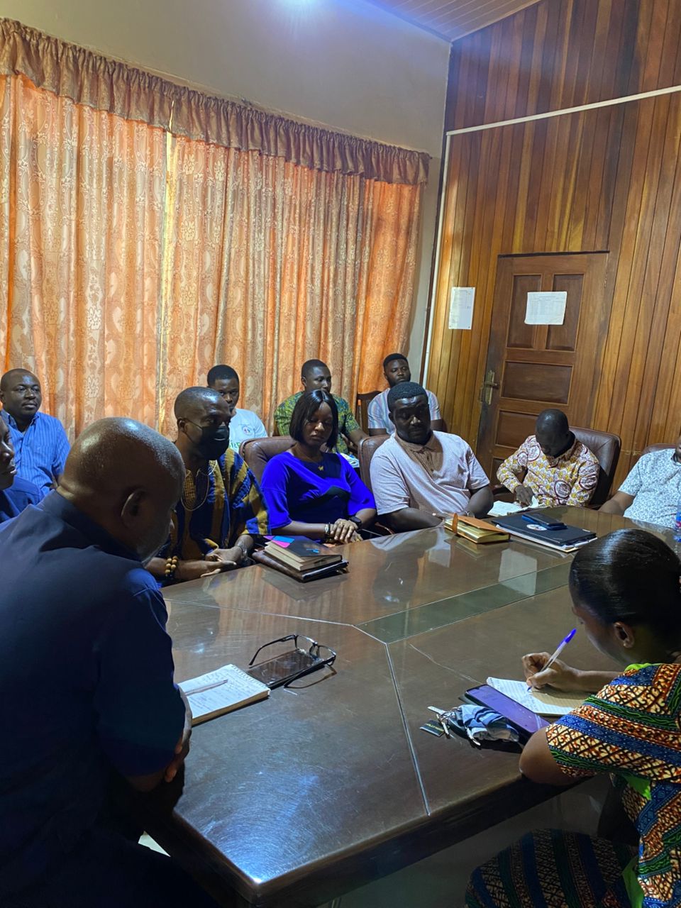 MANAGEMENT MEETING WITH FACILITY MANAGER OF RICE PROCESSING FACILITY