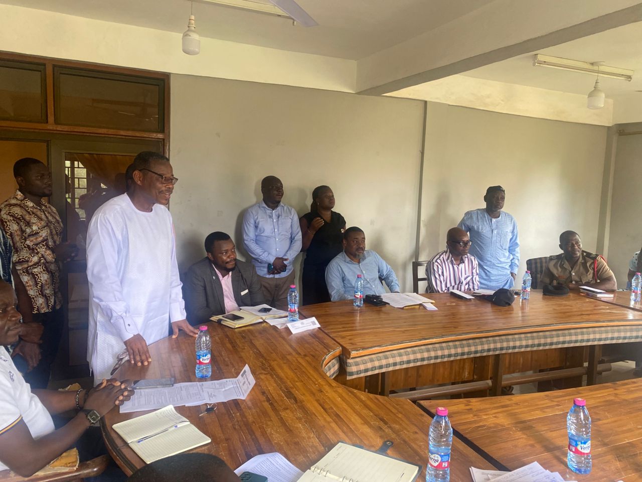WORKING VISIT BY THE MCE OF ASSIN FOSO MUNICIPAL ASSEMBLY